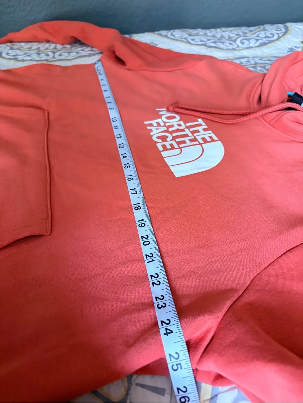 NWT The North Face Half Dome Men's Tandori Red Logo Graphic Pullover Hoodie, XXL